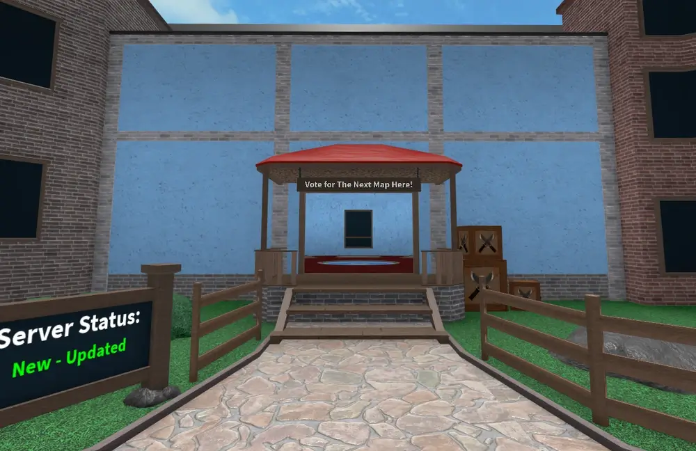 Voting Room in Murder Mystery 2 Roblox